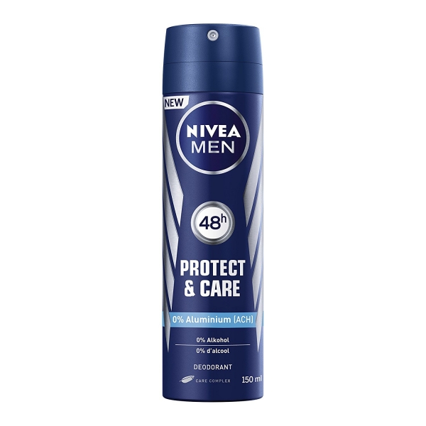 6er Nivea Men Protect & Care Deo-Spray,  6*150 ml